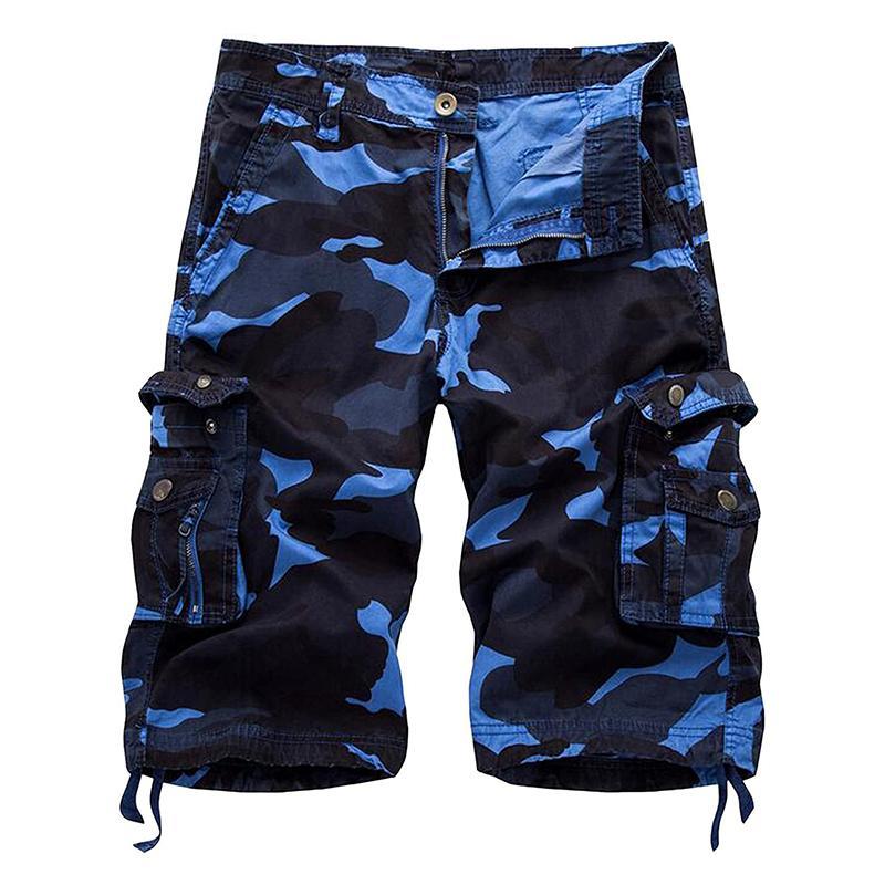 Casual fashion printed five-point shorts