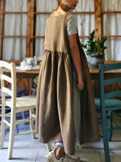 Rust-Colored Women's Apron
