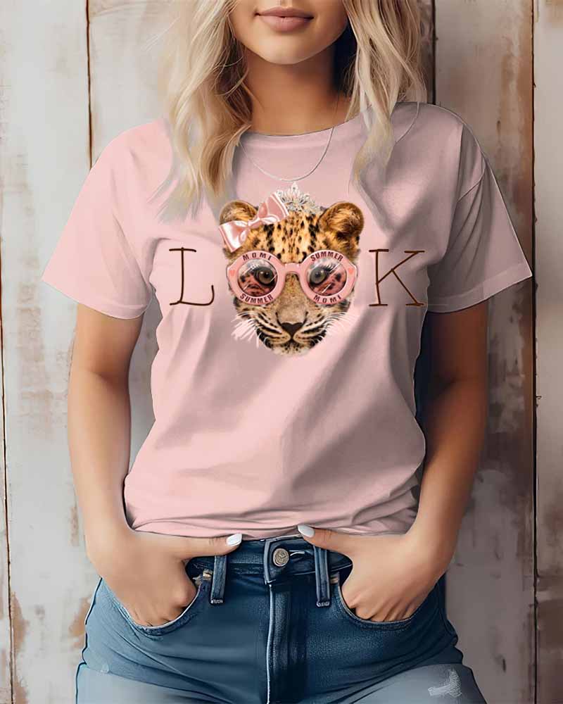 Cheetah Princess Print T-shirt