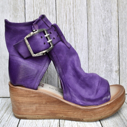 Women's Boho Comfy Buckle Wedge Sandals