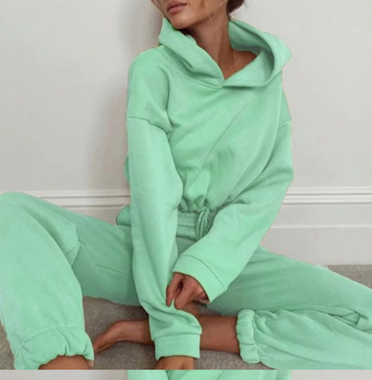 Two-piece Long-sleeved Sports And Leisure Sweater Suit