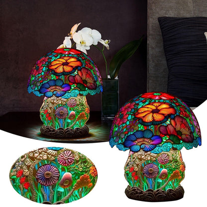 Painting Mushroom Table Lamp