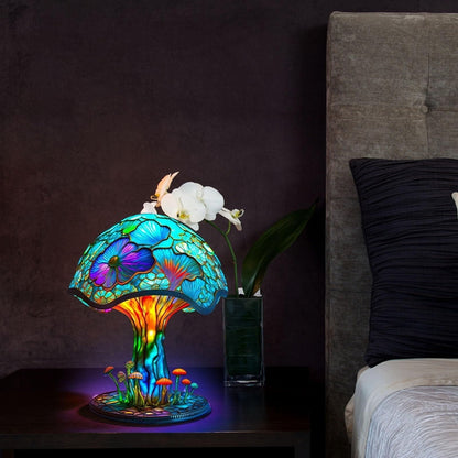 Painting Mushroom Table Lamp