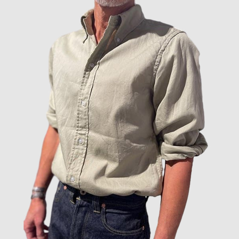 Men's Vintage Long Sleeve Shirt