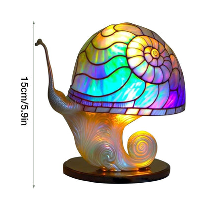 Painting Mushroom Table Lamp