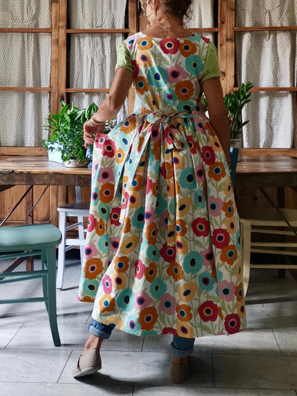 Colorful Flower Apron