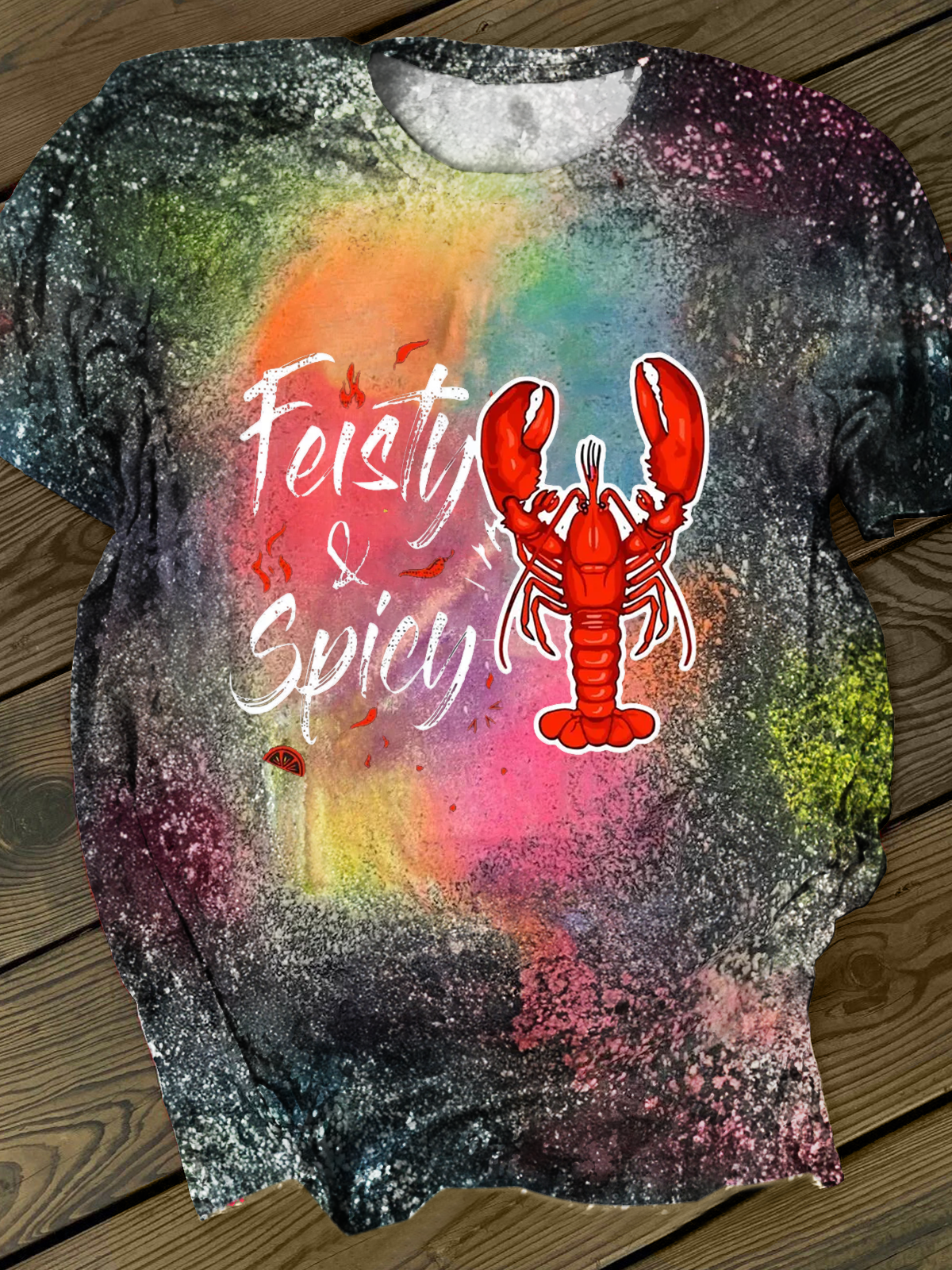 Crawfish Season Preppy Crew Neck T-shirt