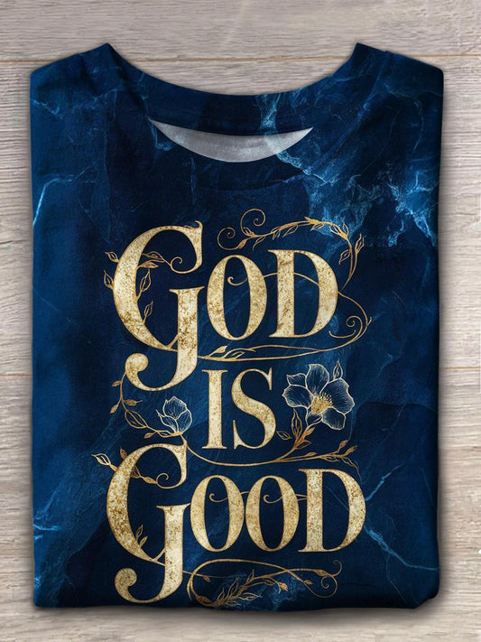 Women's God Is Good Crew Neck T-shirt