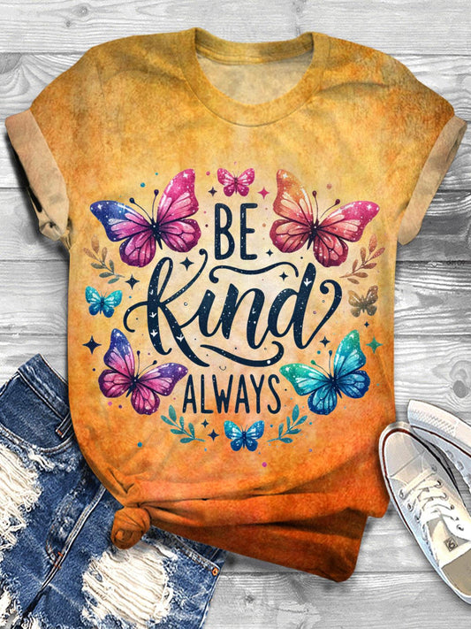 Be Kind Always Christian Crew Neck T-shirt