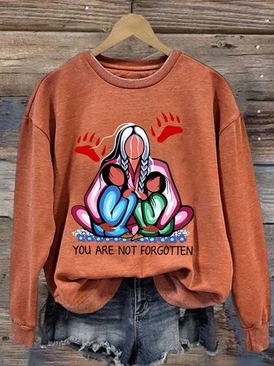 Indigenous Art You Are Not Forgotten Long Sleeve Top