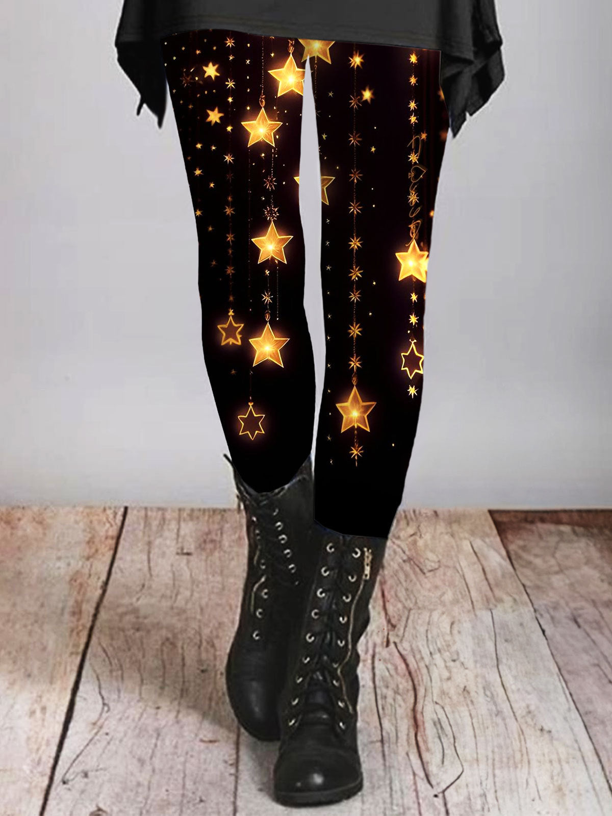 Women's Star Print Casual Leggings