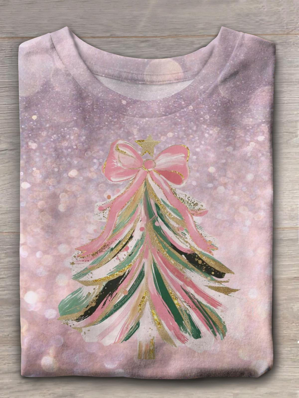 Decorate The Christmas Tree Crew Neck T-shirt