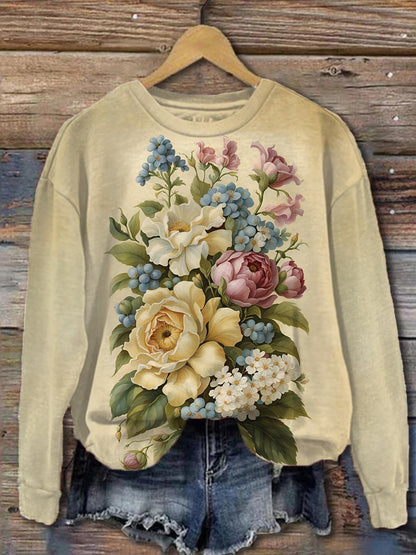 Flowers Of My Love Long Sleeve Top