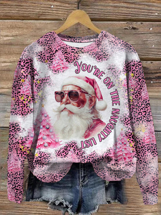 Women's Christmas Printed Long Sleeve Casual Top