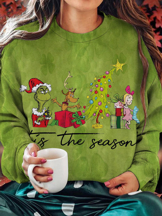 Tis The Season Printed Long Sleeve