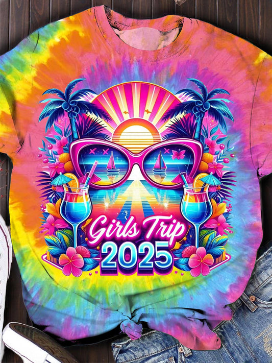 Girls Trip Graphic Art BFF Travel T-shirt