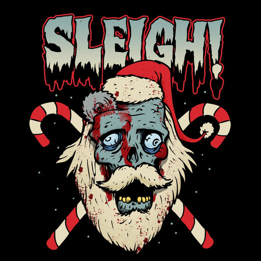 Zombie Santa Sleigh T-Shirt