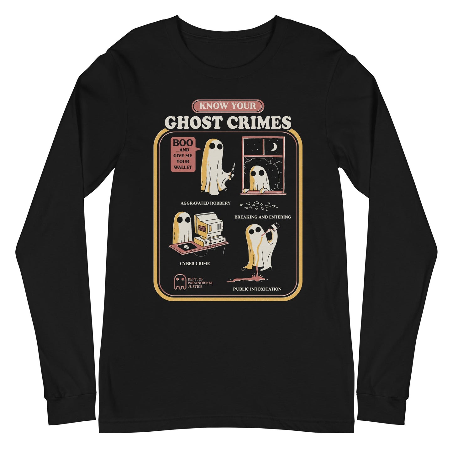 Ghost Crimes Long Sleeve Shirt