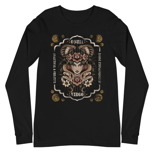 Virgo Zodiac Long Sleeve Shirt