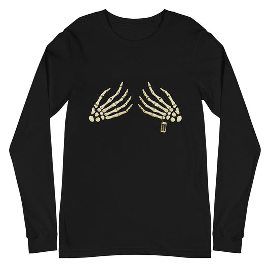 Skeleton Boobs Long Sleeve Shirt