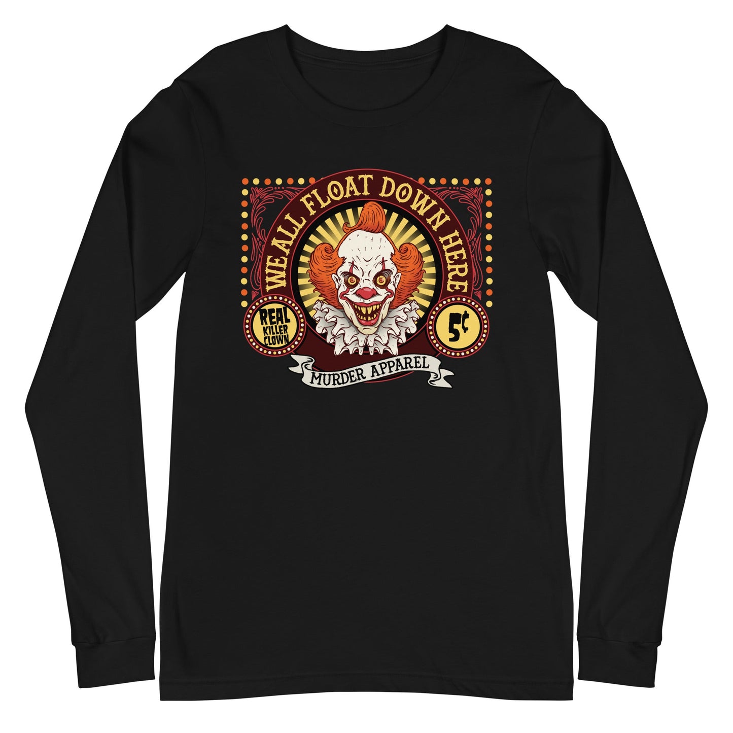 Killer Clown Long Sleeve Shirt