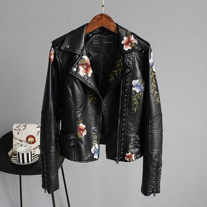 Floreale Leather Jacket