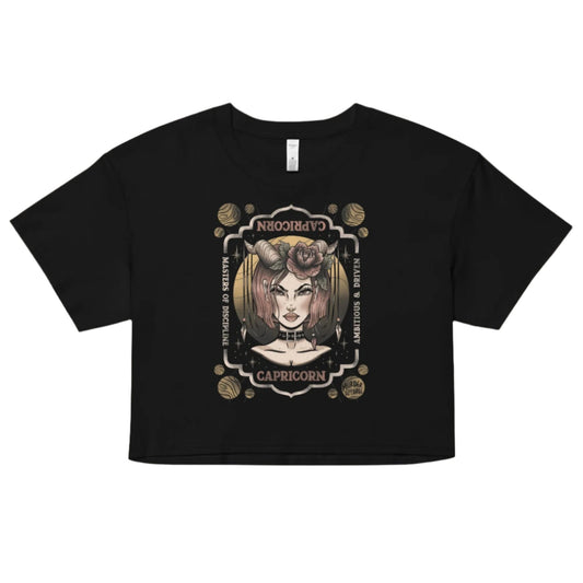 Capricorn Zodiac Crop Top