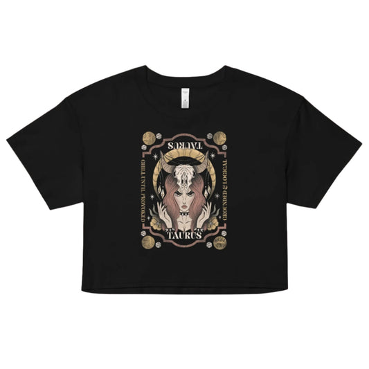 Taurus Zodiac Crop Top