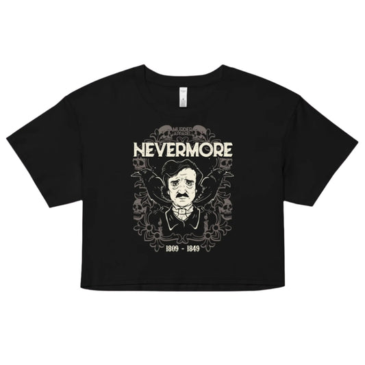 Edgar Allan Poe Nevermore Crop Top