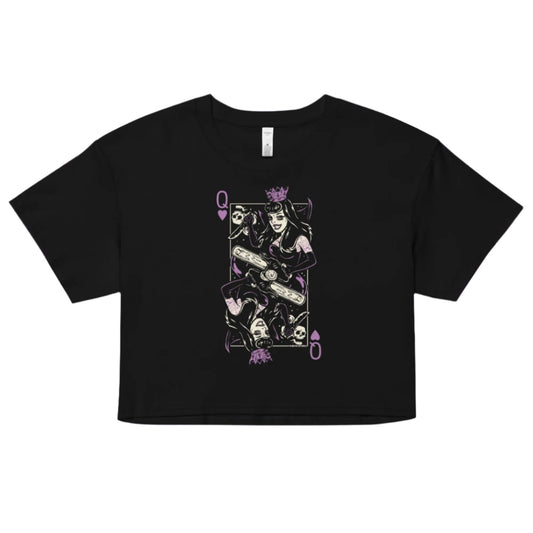 Horror Queen Crop Top