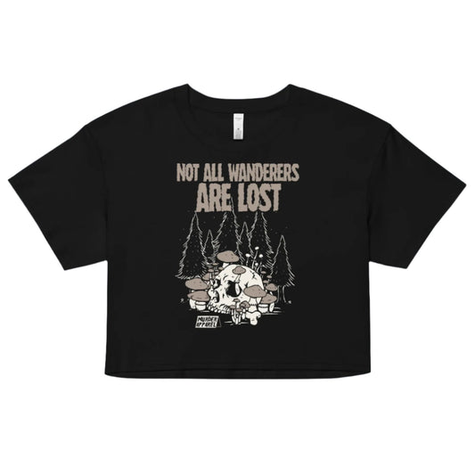 Not All Wanderers Are Lost Crop Top