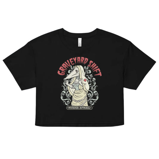 Plague Nurse Graveyard Shift Crop Top