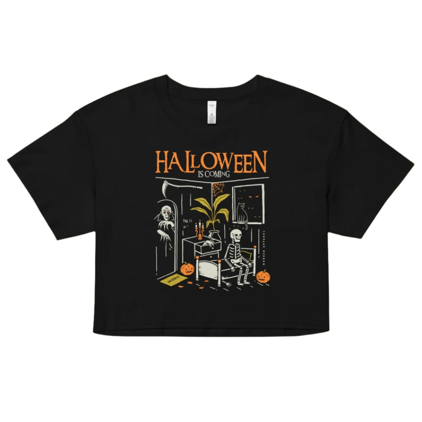 Halloween Is Coming Crop Top