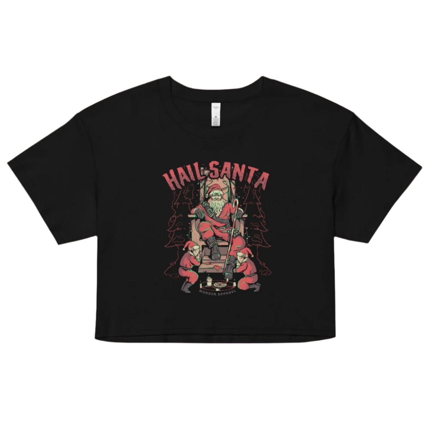 Hail Santa Crop Top