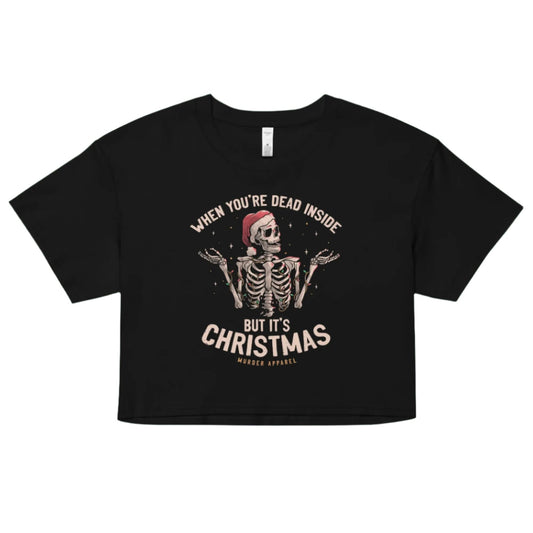 Dead Inside Christmas Crop Top