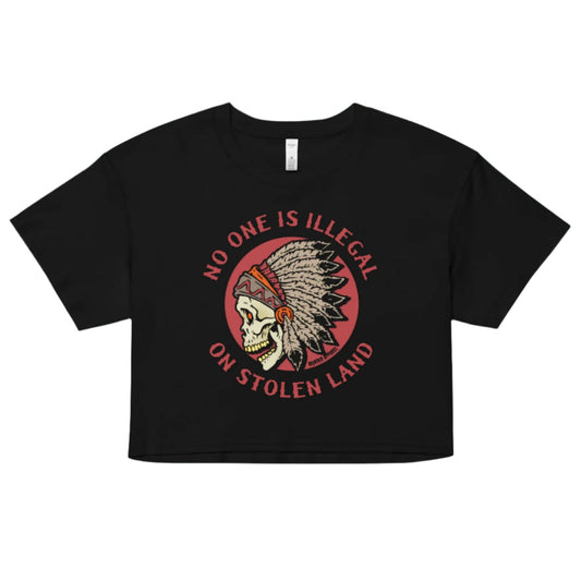 No One Is Illegal Crop Top