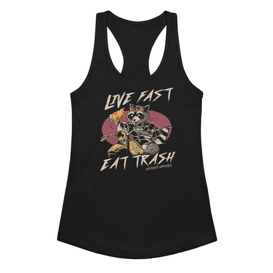 Live Fast Eat Trash Tank