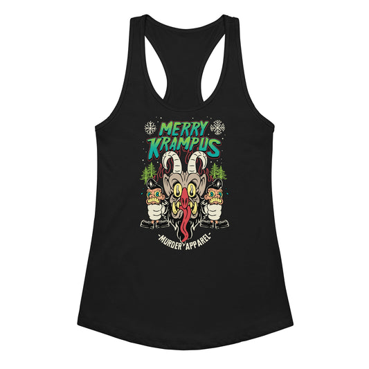 Merry Krampus Retro Neon Tank