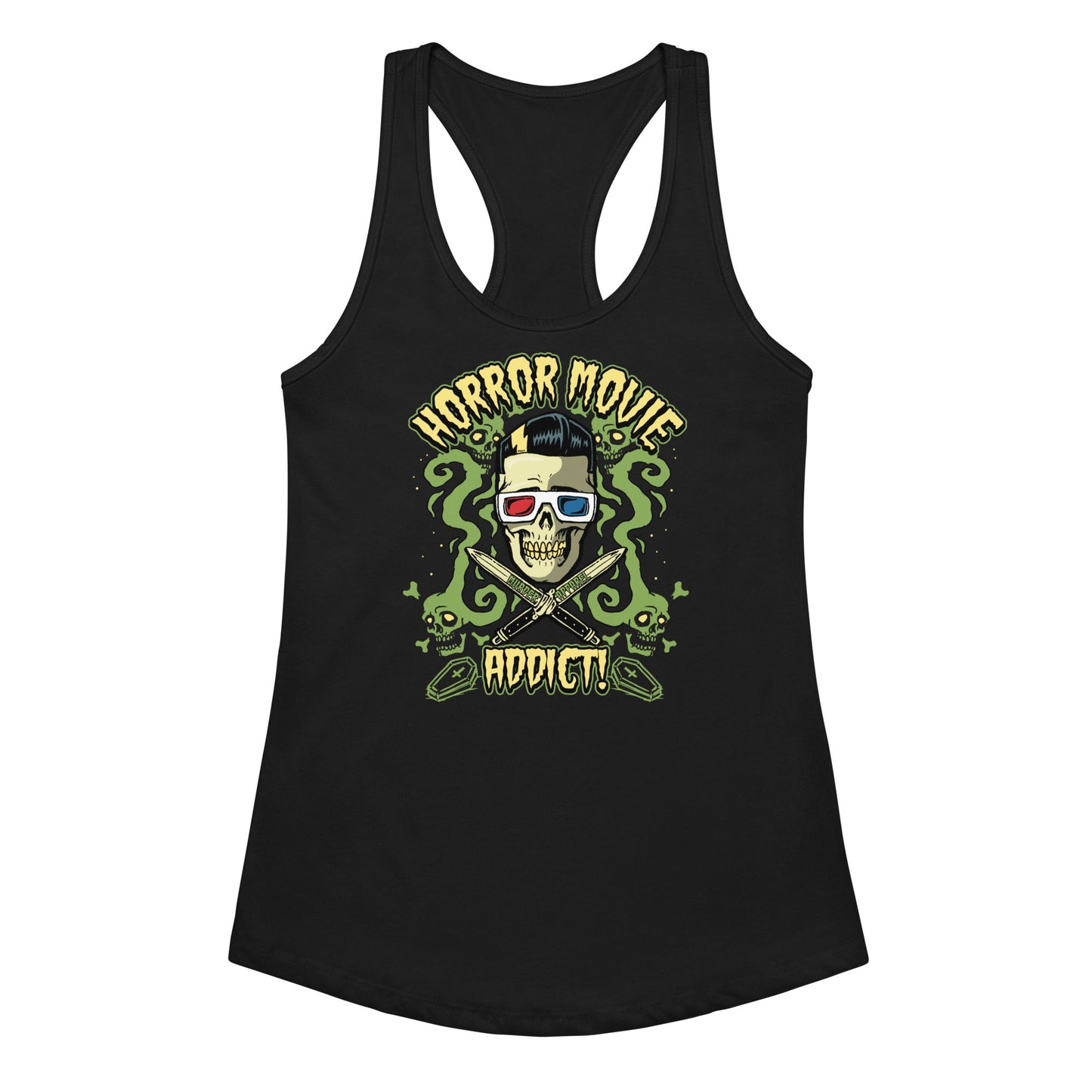 Horror Movie Addict Tank
